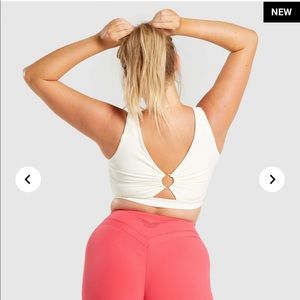 Gymshark x Whitney Sports Bra - Unbleached